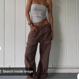 Lioness chocolate brown cargo pants